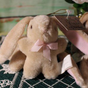 vintage 6 mini Brown bunnies by Create a craft 3 1